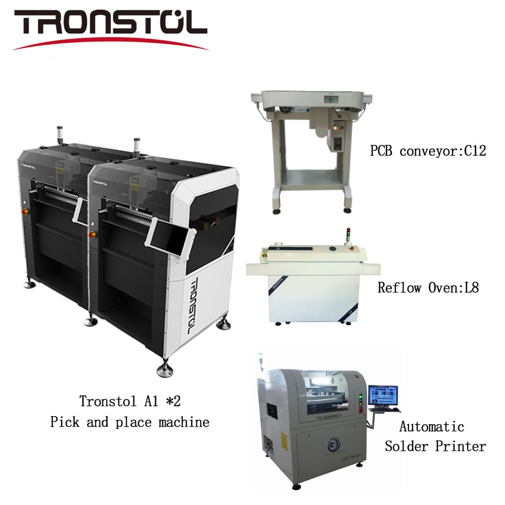 Tronstol A1 pick and place machine * 2 Line 10