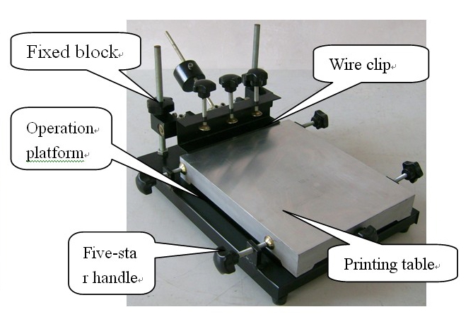 Instructions d'installation de l'imprimante à souder manuelle simple 