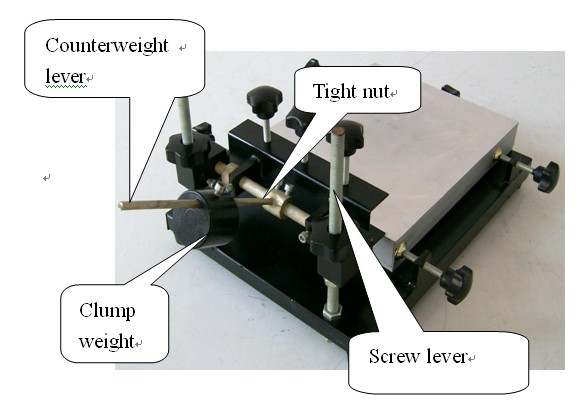Instructions d'installation de l'imprimante à souder manuelle simple 